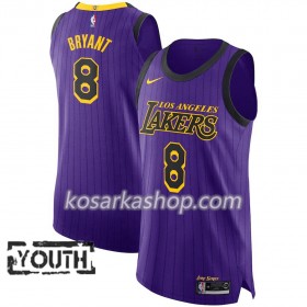 Dres Los Angeles Lakers Kobe Bryant 8 Nike 2018-19 City Edition Ljubičasta Swingman - Dječji